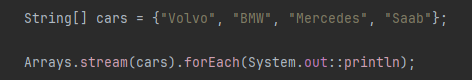 Example of functional programming with Java streams